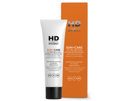 HD Sun care Emulsión OIL-FREE doble acción SPF50+